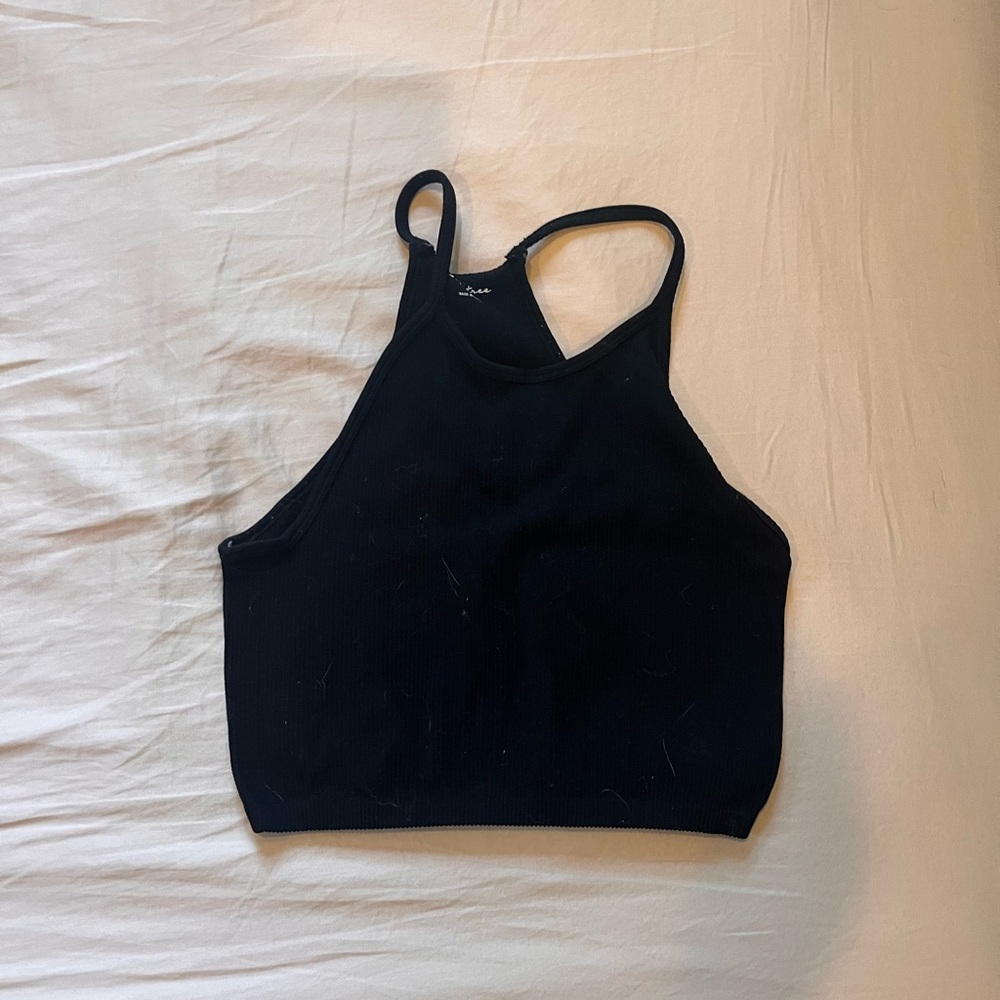 Black high neck tank top!